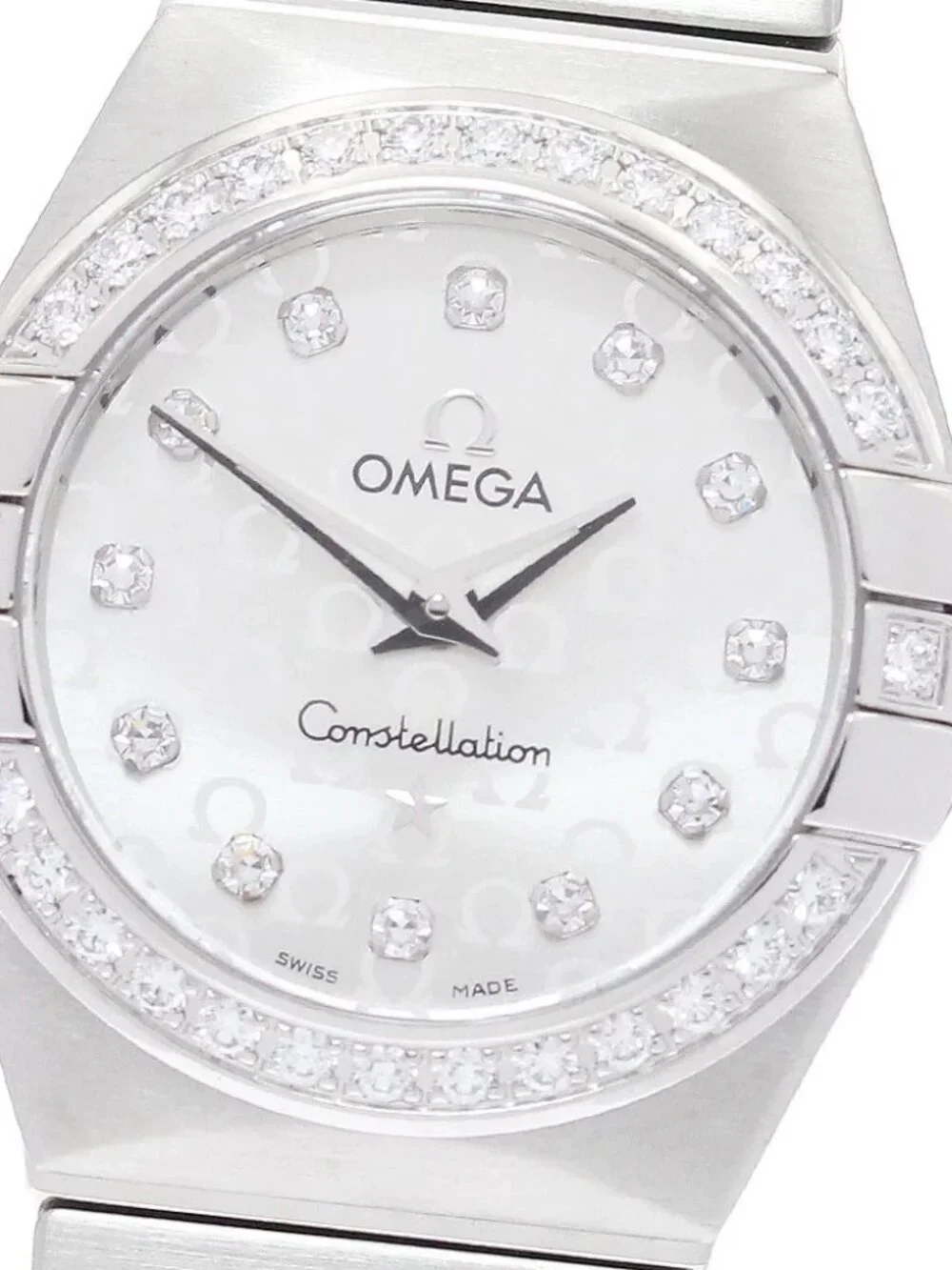 OMEGA Constellation 123.15.24.60.52.001 Diamond bezel 12P Quartz Ladies_966441